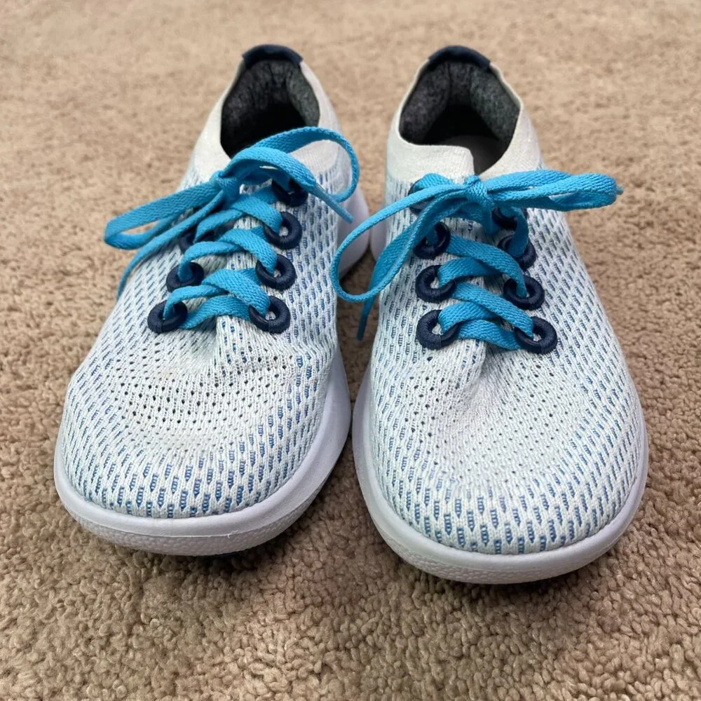Allbirds Sneakers Womens 8 Blue Tree Dasher Casual Travel Lightweight Shoe - Picture 3 of 7